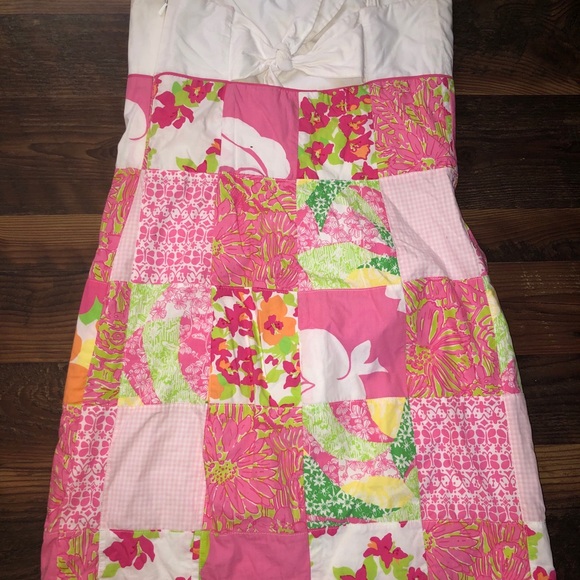 Strapless Lilly Pulitzer, Size 6 - Picture 2 of 3